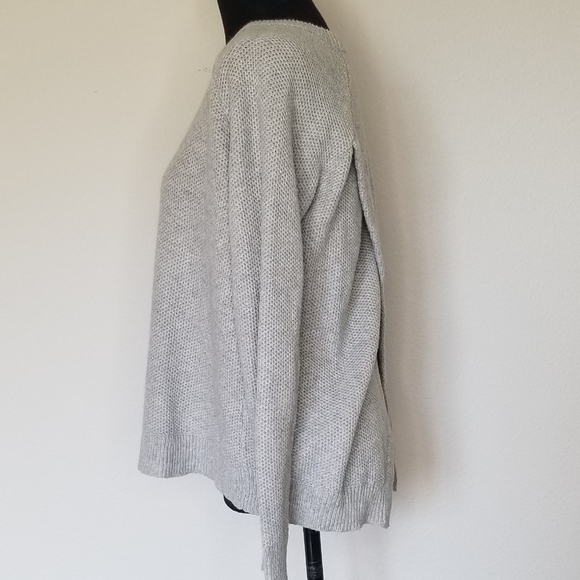 Madewell Province cross-over back pullover sweater Academia - Picture 2 of 7